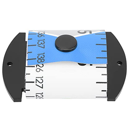Fish Measuring Ruler, 138cm x 5cm Foldable Fish Measuring Tape with Accurate Calibration, Easy to Clean PVC Material, for Fishing Measurement Tool (Blue) - color: Blue