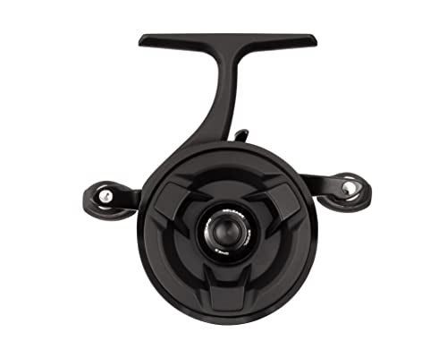 13 Fishing - Descent - Inline Ice Fishing Reel - 2.7:1 Gear Ratio - Left Hand Retrieve (Gen 2) - D2-2.7-LH, Black