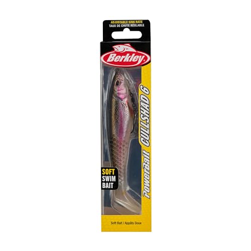 Berkley PowerBait CullShad Fishing Soft Bait - color: HD Rainbow Trout, size: 6 in (1.2 oz)