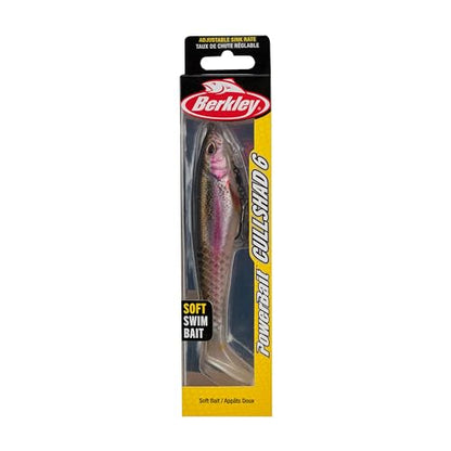 Berkley PowerBait CullShad Fishing Soft Bait - color: HD Rainbow Trout, size: 6 in (1.2 oz)