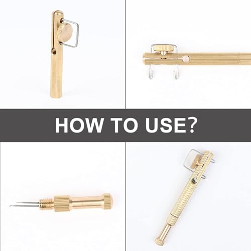 Fishing Line Hook Knot Tying Tool, 1pcs/2pcs Copper Practical Knot Line Tying Knotting Tool Portable Fast Fishing Tie Hook - color: yellow-2pcs