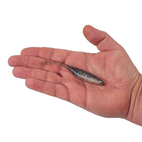 Berkley PowerBait Drip Minnow Fishing Soft Bait - color: Electric Shad, size: 4"