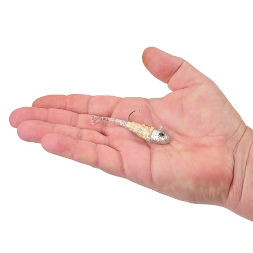 Berkley PowerBait Power Switch Fishing Soft Bait - color: Silver Bullet, size: 3in - 3/8 oz