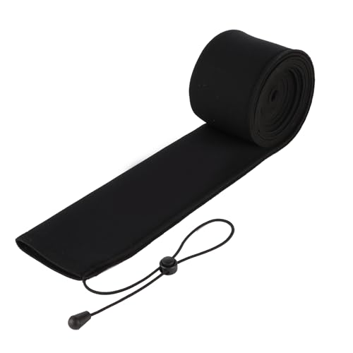 Neoprene Camo Fishing Rod Sleeves,Fishing Pole Sleeves,Fishing Rod Socks | UV Resistance,Puncture Resistant, Protect Casting, Spinning, Trolling Fishing Rods, Storage, tangled-free,75in,68in,60in - color: Black, size: 75"