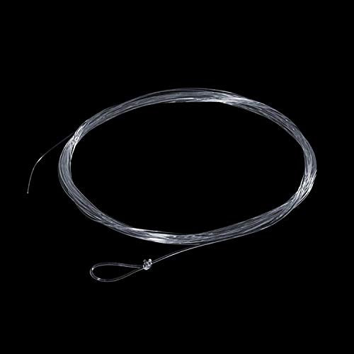 Piscifun Fly Fishing Leader with Pre-Tied Loop, Tapered Fly Line Leader, Nylon, Clear, 6 Pack, 7.5FT, 9FT, 12FT, 0X 1X 2X 3X 4X 5X 6X 7X - size: 12ft-6 pack, style: 5x-3.7lb