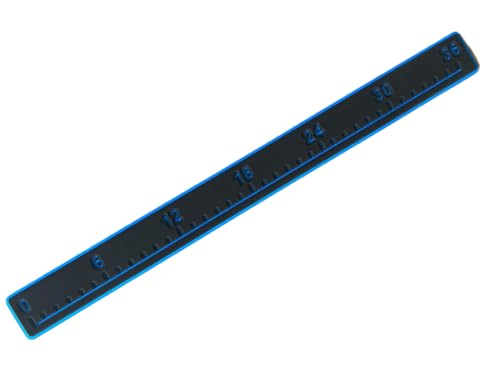 Next Level Inc. | Fish Ruler | SeaDek | 36 inch Fish Measurement Tool | Perfect for Boats and Kayaks | Black/Bimini Blue - color: Black/Bimini Blue