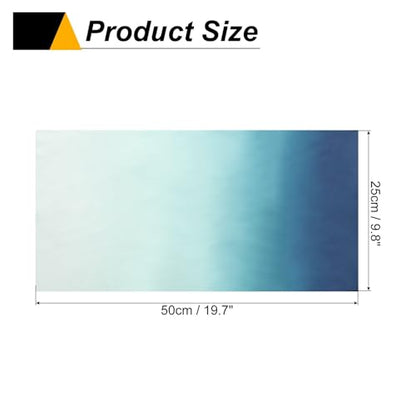 HARFINGTON Summer Cooling Neck Gaiter Sun Protection Face Mask Fishing Necks Gaiter Unisex for Cycling Outdoor Sports - color: Gradient Teal