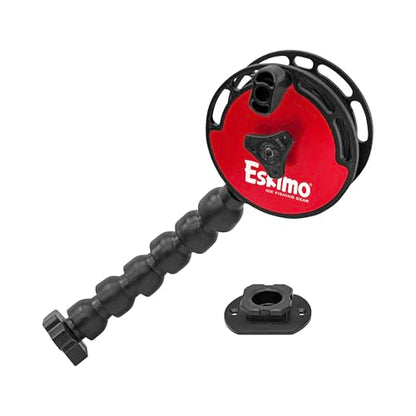 Eskimo® 41944 E-Hub™ Rattle Reel, Ice Shelters, Black