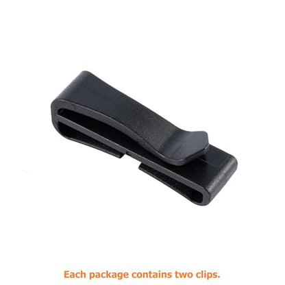 TACNEX Tactical Backpack Strap Clip Webbing Keeper Holder MOLLE Belt Hook Retainer Harness/Sling/Bag/Military Strap Stays - color: Black, size: 1 1/2"