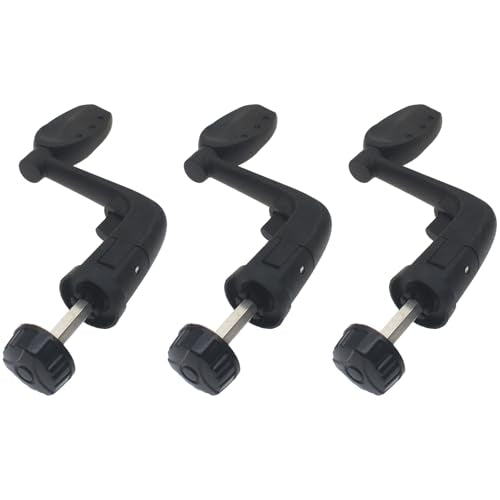 3PCS Fishing Reel Handle Plastic Fishing Spinning Reel Handle Grip Replacement Black Universal Reels Accessories for Most Fishing Reels
