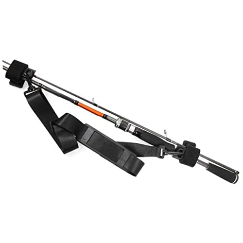 Kisangel 1set Fishing Rod Sling Strap Comfortable Fishing Rod Carrier Lightweight and Shoulder Band for All Heights