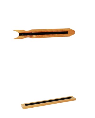 Old Cedar Outfitters Modular Wall Rack for Fishing Rod Storage, Holds up to 8 Fishing Rods - color: Hardwood