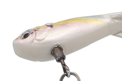 Eurotackle Z-Darter V2 Ice Fishing & Panfish Rattle Jigging Minnow Lure - color: Real Threadfin "Match The Hatch"