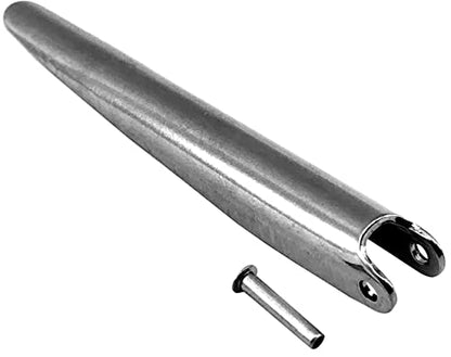SPEARFISHING WORLD Replacement Stainless Steel Heavy Duty Flopper/Barb for 7mm or 8mm Speargun Spear/Shafts for Spearfishing, Freediving, and Scuba Diving - size: 9/32, style: Single