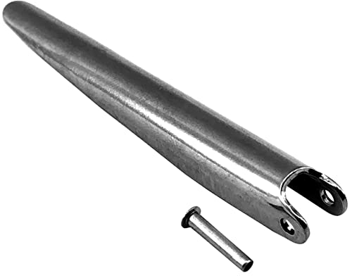 SPEARFISHING WORLD Replacement Stainless Steel Heavy Duty Flopper/Barb for 7mm or 8mm Speargun Spear/Shafts for Spearfishing, Freediving, and Scuba Diving - size: 5/16, style: Single
