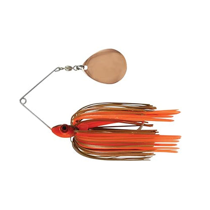 Redman Spinner Bait by Jimmy Houston, 3/8 Ounce Colorado Spinnerbait - color: Orange/Brown