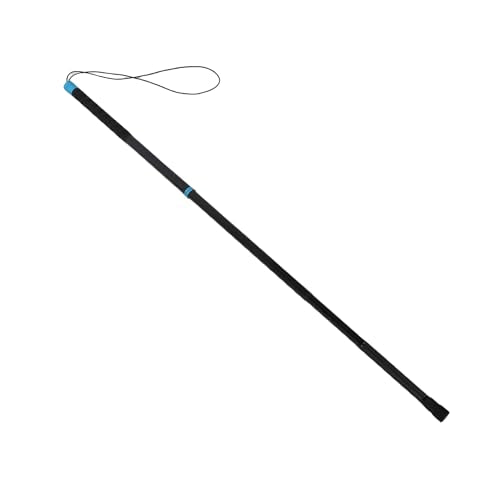 RiToEasysports Carbon Fiber Fishing Net Pole, Lightweight Collapsible Telescopic Design, Extends to 110cm for Increased, with High Density Thread Interface, for Most Fishing