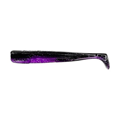 DuraTech® Paddle Tail - color: Black/Purple, size: 5" - Pack of 5