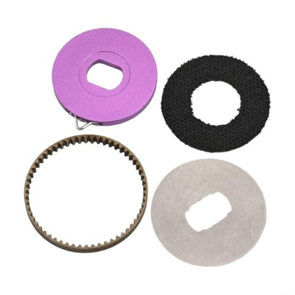 Fishing Baitcasting Reel Drag Clicker Repair Kit with Carbon Fiber Washers for 5th Generation Right Hand(Aluminum alloy) - size: Aluminum alloy