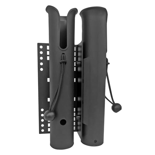 2-Tubes Fishing Rod Holder for Bike, Bike Fishing Pole Holder and Carrier,Rod Rack for Bicycle Fishing,Easy to Mount