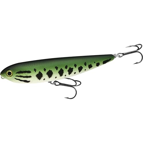 LUCKY CRAFT Sammy 100, Topwater Walking The Dog Action Freshwater Lake Bass Fishing Champion Bait - color: 805 Large Mouth Bass, size: 100