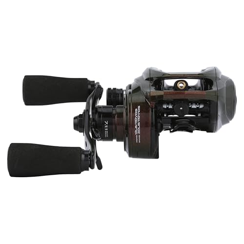 Abu Garcia IKE Signature Low Profile Baitcast Fishing Reel, Reliable Freshwater Reel, Durable & Lightweight Graphite Construction, Infini Brake System - size: Right Hand-High Speed