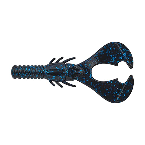 Berkley PowerBait Shape 108 Fishing Soft Bait - color: Black Blue Fleck, size: 3"