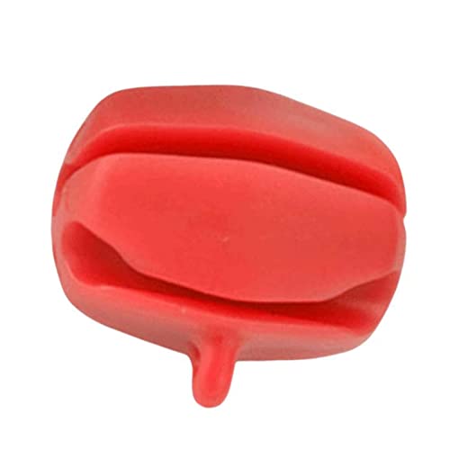 Portable Fishing Rod Fixed Ball Rod Puller Fixed Ball Practical Stop Lever Beam Soft Anti Collision Pole Ball for Outdoor Fishing, red