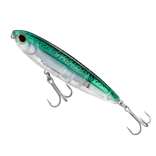 Top Water Fishing Lure for Freshwater and Saltwater, Long Cast Sinking Pencil Lures Artificial Hard Baits with Treble Hook, for Bass Walleye Pike Catfish Musky Perch Fishing Gifts for Family Fishing - color: C