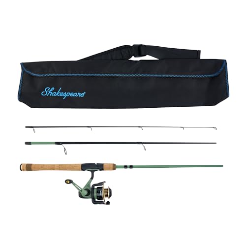 Shakespeare Wild Spinning Rod and Reel Combo - size: 6'6" - Medium - 3pc