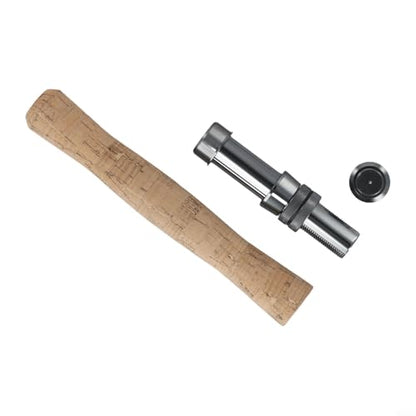 Cork Fishing Rod Handle Grip with Reel Seat, Length for Fly Rod Building and Repair Portable DIY Rod Making Kit Lightweight(2#) - size: 2#