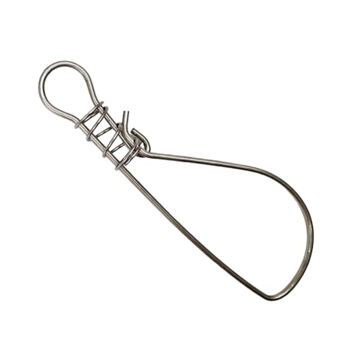 Fishing Lock Buckle Fish Stringer Clip Buckle Line Stainless Steel Snap Hook with Float Outdoor Fish Holder Suitable for Kayak Trips pier Fishing