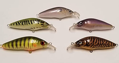 10 Blank Unpainted Minnow Crankbait Topwater Lipless Jerkbait Fishing Lures V3 - color: UPM583P10