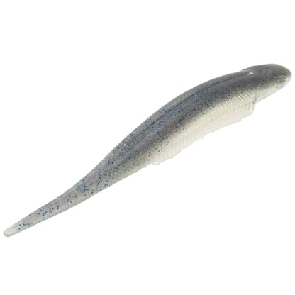 Strike King Strike King Spotlight Shim-E Minnow Fishing Lure, Soft Plastic Jerkbait, 6-Pack - color: Smokey Shad, size: 5"
