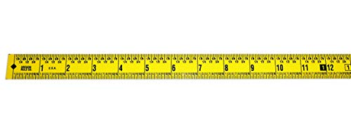 Workbench Ruler – Adhesive Backed – 1 Inch Wide X 8 Foot Long – Left to Right – Fractional – 1/16” Grads