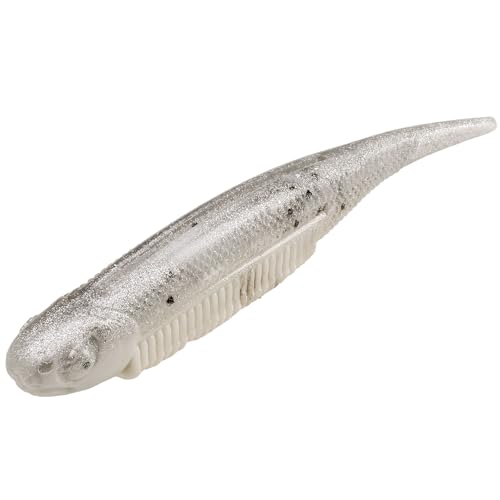 Strike King Strike King Spotlight Shim-E Minnow Fishing Lure, Soft Plastic Jerkbait, 6-Pack - color: Crystal Flash, size: 3"