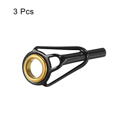PATIKIL Fishing Rod Tips Repair Kit Stainless Steel Ring Guide for Saltwater Freshwater Fishing - size: 2.4mm
