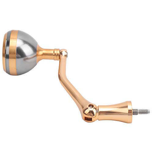 OUKENS Fishing Spinning Reel Handle, 85.7mm/3.4in Aluminum Alloy Screw‑in Handle Conversion Fishing Reel Handle Grip for Spinning Reel