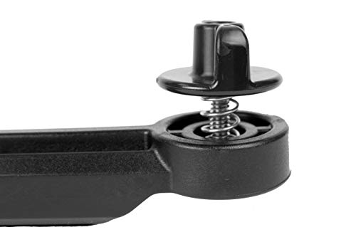 YakAttack 8" Extension Arm for LockNLoad Accessories | Rod Holder & Fish Finder Riser | Track Mount Compatible | Includes Hardware | Made in USA | Kayak Fishing Attachment