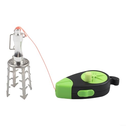 Stainless Steel Fishing Snag Recovery Tool, 30M Rescue Rope Quick Lure Retriever for Shore & Boat Fishing