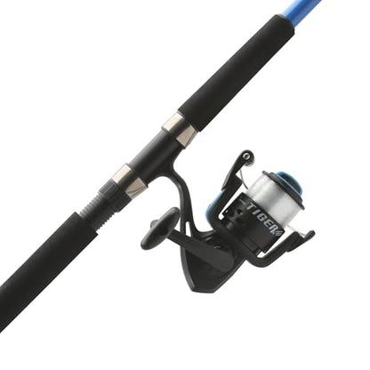 Shakespeare Spinning Reel and Fishing Rod Combo - color: Tiger Catfish Kit, size: 50 Size Reel - 9' - Medium Heavy - 2pc