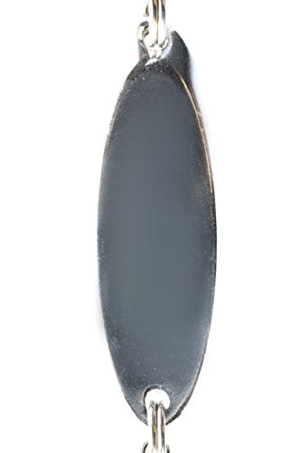 1/8-2oz / 3.5g-60g Silver Chrome Casting Spoon Fishing Lure Jig - 4 Pack - size: 1.5oz
