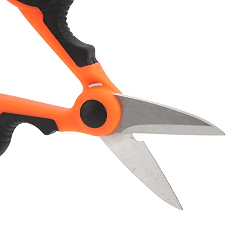 Fishing Line Scissors, Scissors Braid Cutters Stainless Steel Fishing Tools Small Fishing Pliers Portable Ergonomic Mini Fishing Scissors Fishing Line Cutters with Anti Slip Handle
