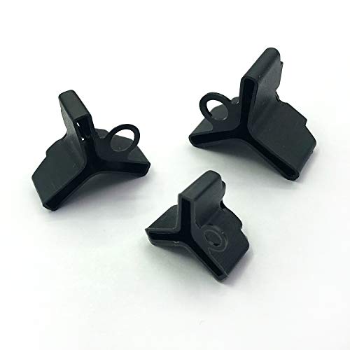 Fishing Treble Hook Protector Safety Holder Covers Bonnets 1# -5# 50/Pack - color: Black, size: 1#