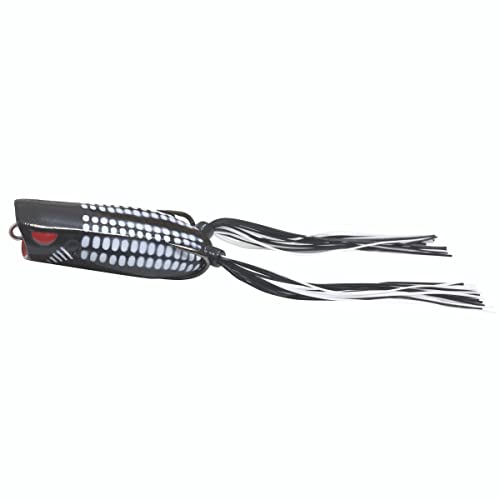 Northland Fishing Tackle Reed Runner Weedless Hollow Body Topwater Popping Frog for Bass Fishing, Loon, 1.75" Length
