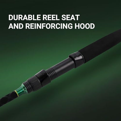 Fiblink 2-Piece Surf Spinning/Casting Fishing Rod, Carbon Fiber Fishing Rod(8’/8’6”/9’) - style: Spin / 8' / 2pc