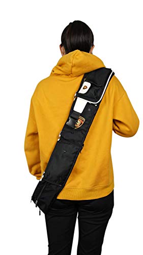 Alexander Bagger Elegant Waist Bag – Water-Resistant, Adjustable Fanny Pack with 4 Pockets for Running, Hiking & Travel; Carries Sports Gear (Golf, Baseball, Hockey, Polo, Rifles, Fishing Gear)