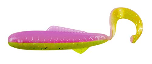 Bobby Garland Swimming Minnow Soft Plastic Crappie Fishing Lure, 2 Inches, Pack of 15 - color: Electric Chicken