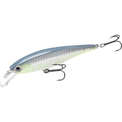 LUCKY CRAFT Pointer 78SP Fishing Lures, 3" Freshwater Bass & Trout Lures, Suspending 4ft-5ft Depth, Jerkbait, Bass Fishing Gear and Accessories, Ghost & Aurora - color: 150 MS Crack