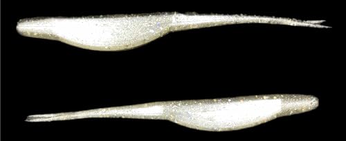 Phat Pak Baits - Drunkin Shad Zoom Super Fluke Style Soft Jerkbait 5" 20ct Soft Plastic Bass Fishing Lure - color: Hologram Shad